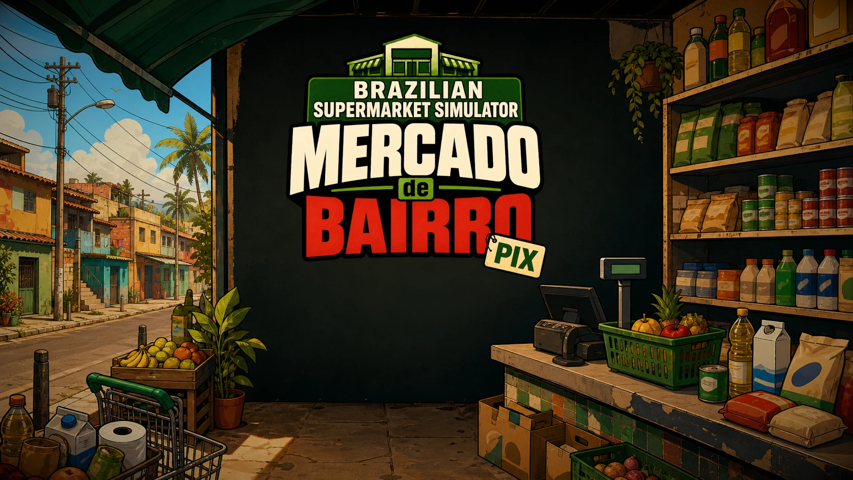 Capsule art do jogo Brazilian Supermarket Simulator: Mercado de Bairro
